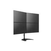 Produktbild för Multibrackets M Deskstand Basic Quad monteringssats - för 4 LCD-bildskärmar - svart