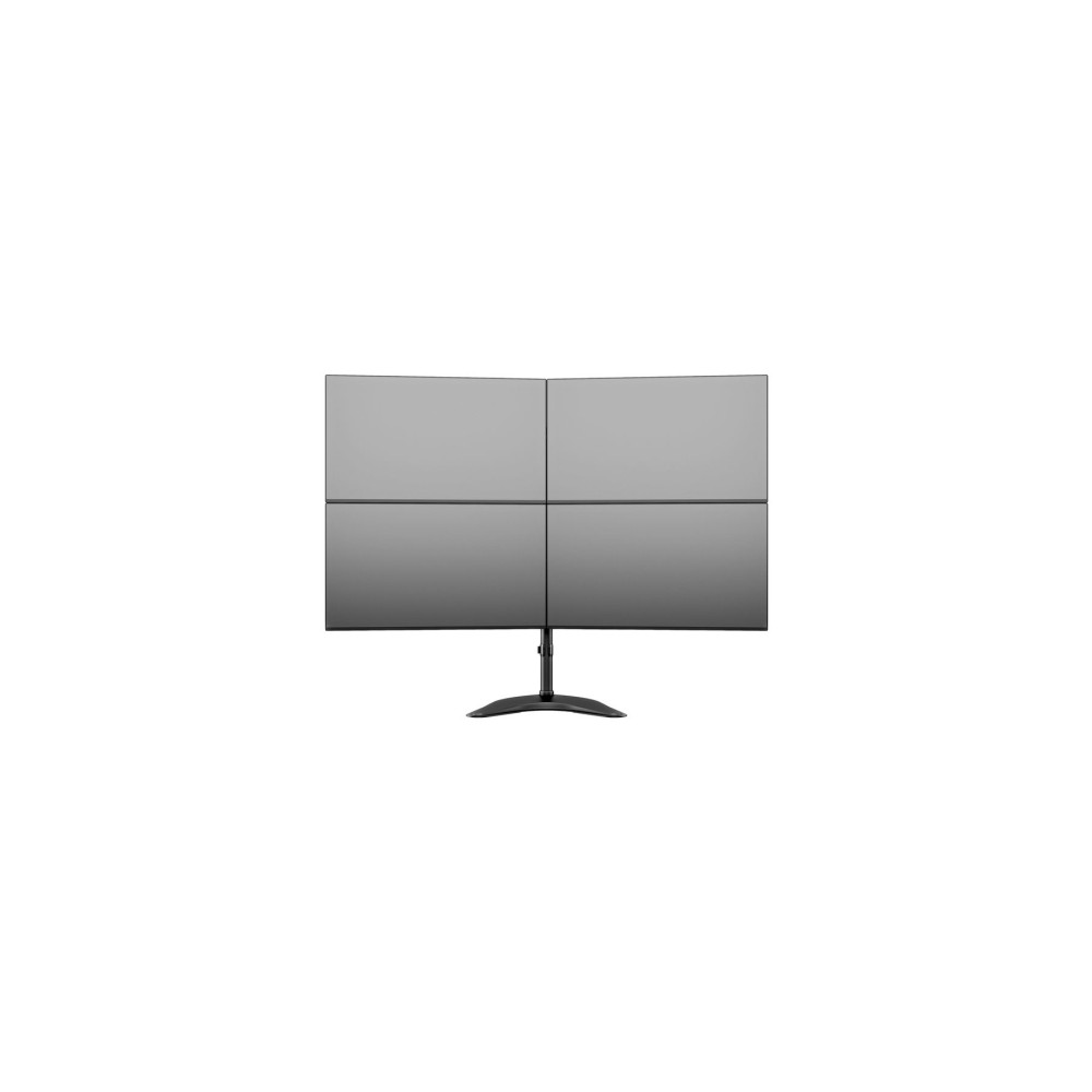 Produktbild för Multibrackets M Deskstand Basic Quad monteringssats - för 4 LCD-bildskärmar - svart