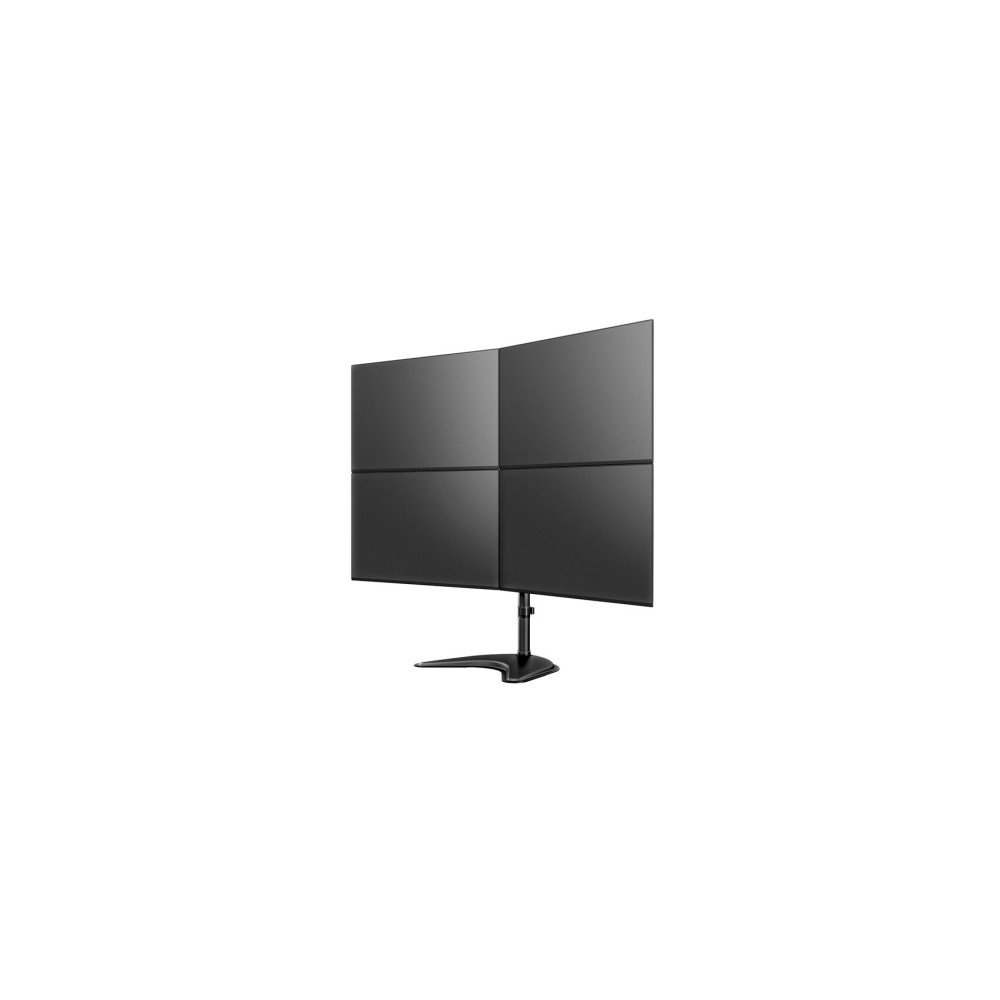 Produktbild för Multibrackets M Deskstand Basic Quad monteringssats - för 4 LCD-bildskärmar - svart