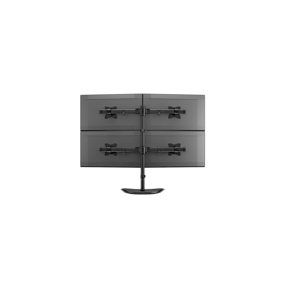 Produktbild för Multibrackets M Deskstand Basic Quad monteringssats - för 4 LCD-bildskärmar - svart