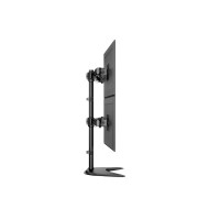 Produktbild för Multibrackets M Deskstand Basic Quad monteringssats - för 4 LCD-bildskärmar - svart