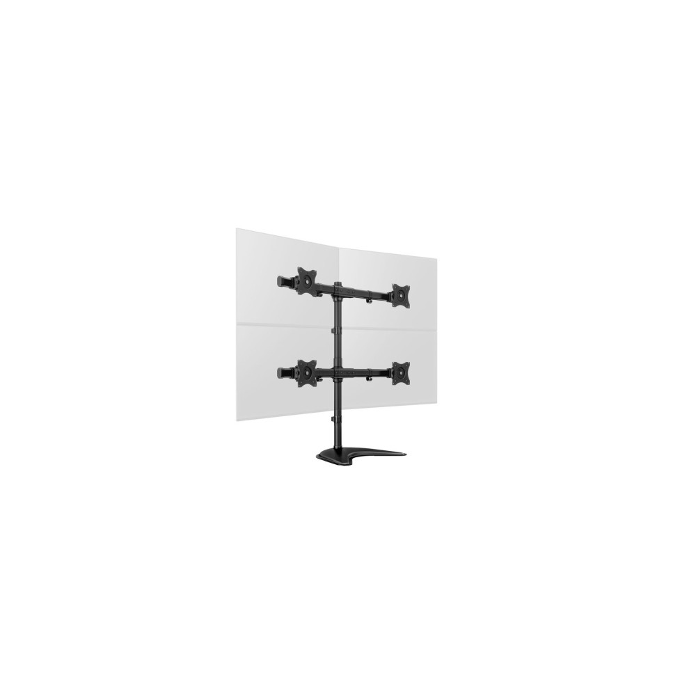 Produktbild för Multibrackets M Deskstand Basic Quad monteringssats - för 4 LCD-bildskärmar - svart
