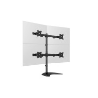 Produktbild för Multibrackets M Deskstand Basic Quad monteringssats - för 4 LCD-bildskärmar - svart