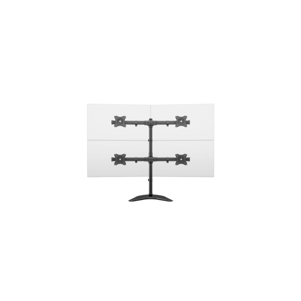 Produktbild för Multibrackets M Deskstand Basic Quad monteringssats - för 4 LCD-bildskärmar - svart