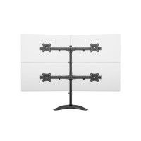 Produktbild för Multibrackets M Deskstand Basic Quad monteringssats - för 4 LCD-bildskärmar - svart