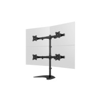 Produktbild för Multibrackets M Deskstand Basic Quad monteringssats - för 4 LCD-bildskärmar - svart