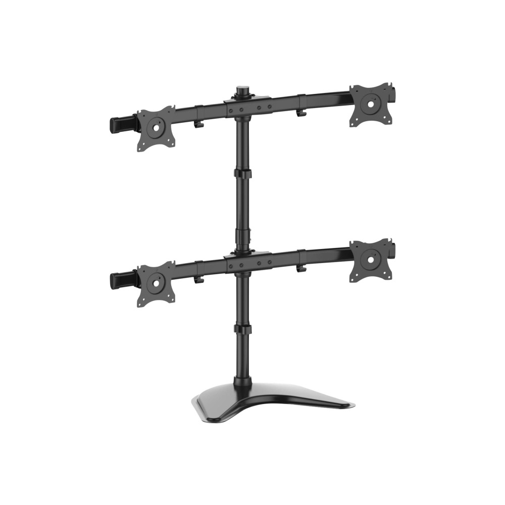 Produktbild för Multibrackets M Deskstand Basic Quad monteringssats - för 4 LCD-bildskärmar - svart