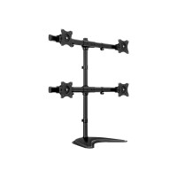 Produktbild för Multibrackets M Deskstand Basic Quad monteringssats - för 4 LCD-bildskärmar - svart