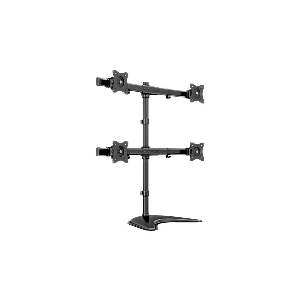Produktbild för Multibrackets M Deskstand Basic Quad monteringssats - för 4 LCD-bildskärmar - svart