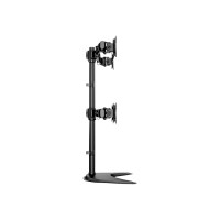 Produktbild för Multibrackets M Deskstand Basic Quad monteringssats - för 4 LCD-bildskärmar - svart