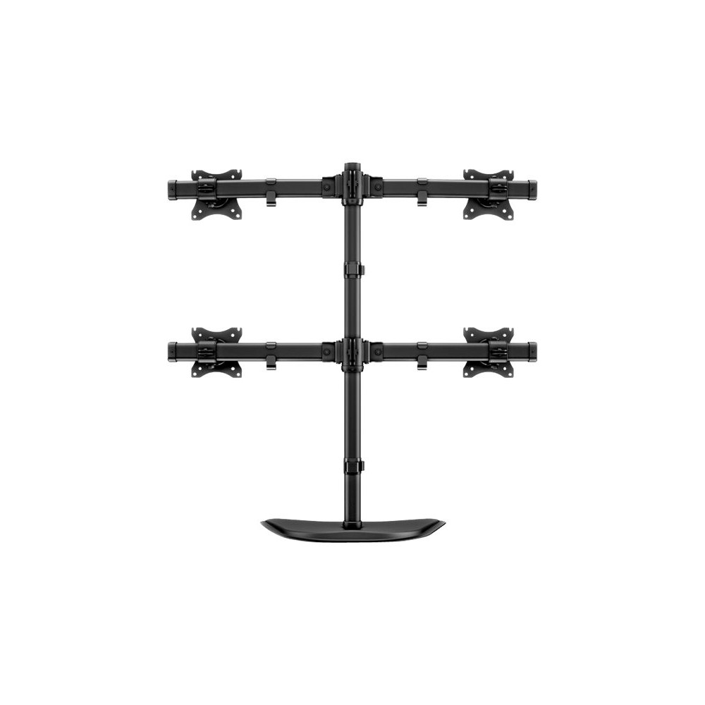 Produktbild för Multibrackets M Deskstand Basic Quad monteringssats - för 4 LCD-bildskärmar - svart