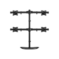 Produktbild för Multibrackets M Deskstand Basic Quad monteringssats - för 4 LCD-bildskärmar - svart