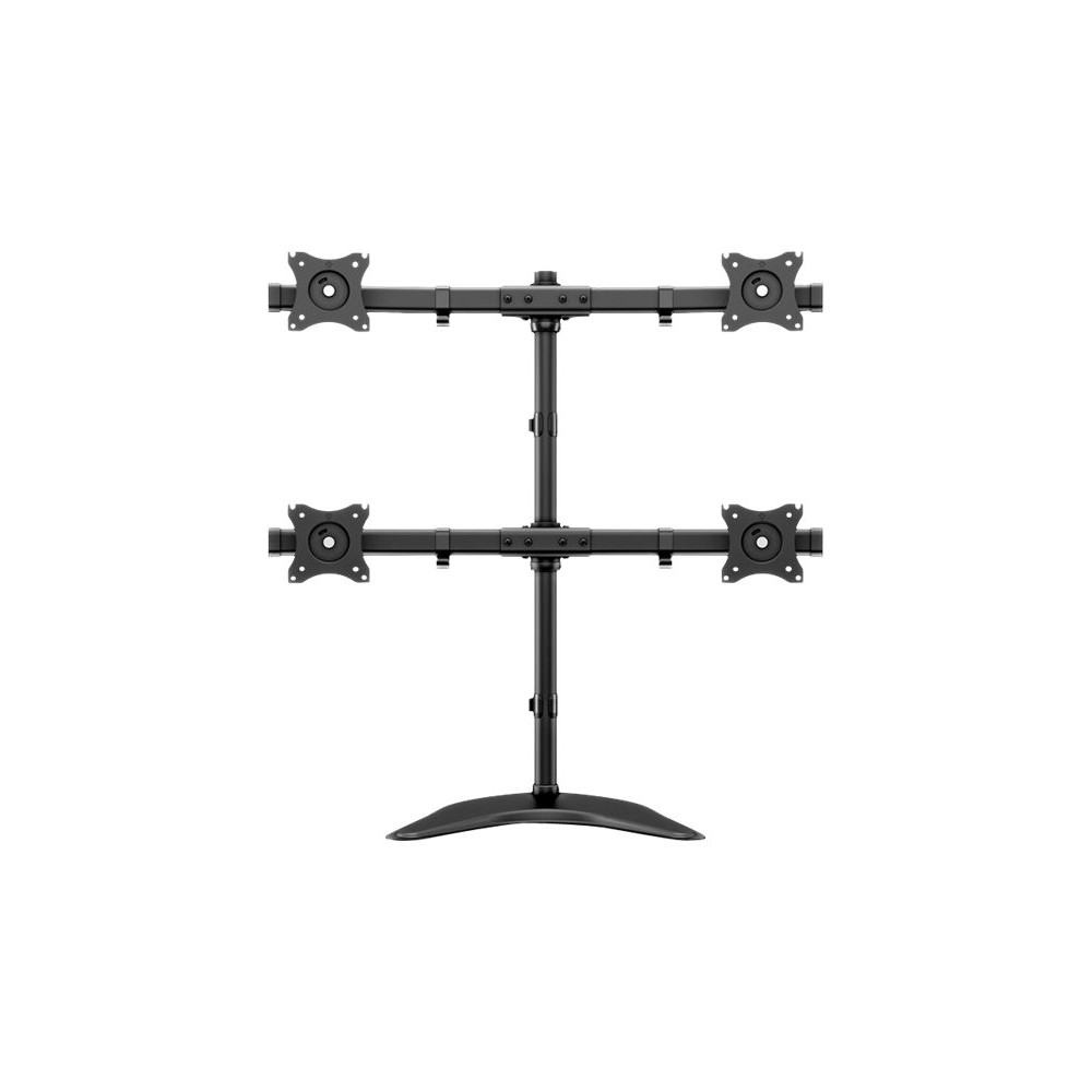 Produktbild för Multibrackets M Deskstand Basic Quad monteringssats - för 4 LCD-bildskärmar - svart