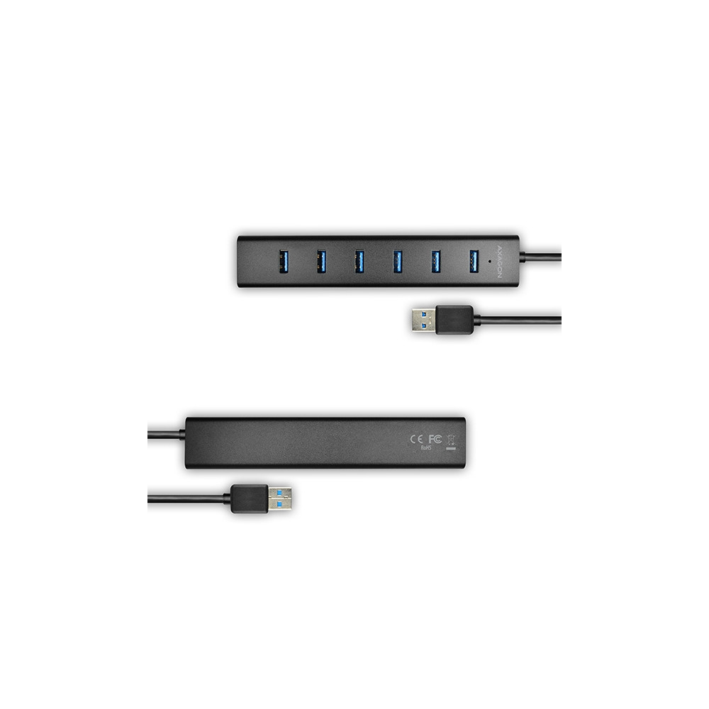 Produktbild för AXAGON HUE-SA7BP - hubb - 7 portar