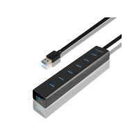 Produktbild för AXAGON HUE-SA7BP - hubb - 7 portar