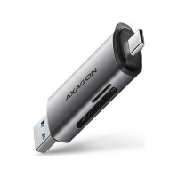 Produktbild för AXAGON CRE-SAC extern USB 3.2 Gen1 Type-C + Type-A, 2 platse...