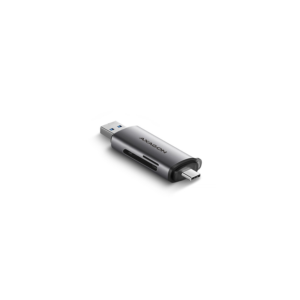 Produktbild för AXAGON CRE-SAC extern USB 3.2 Gen1 Type-C + Type-A, 2 platse...