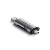Produktbild för AXAGON CRE-SAC extern USB 3.2 Gen1 Type-C + Type-A, 2 platse...