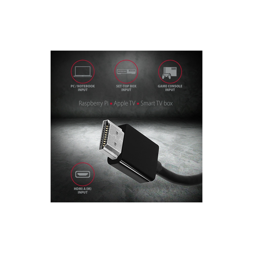 Produktbild för AXAGON videokort - HDMI/VGA/ljud - 17 cm