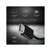 Produktbild för AXAGON videokort - HDMI/VGA/ljud - 17 cm