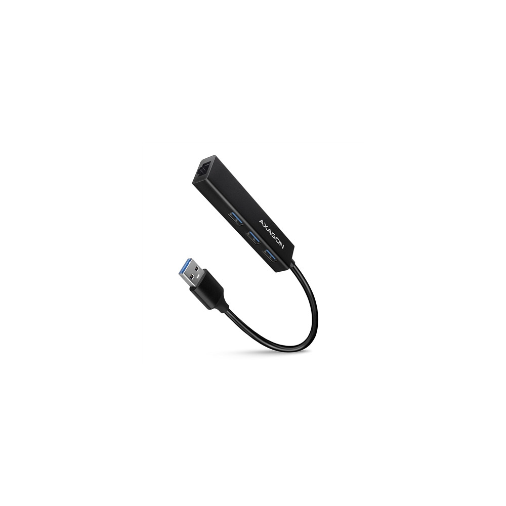 Produktbild för AXAGON HMA-GL3A - hubb - with gigabit LAN - 3 portar