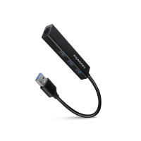 Produktbild för AXAGON HMA-GL3A - hubb - with gigabit LAN - 3 portar