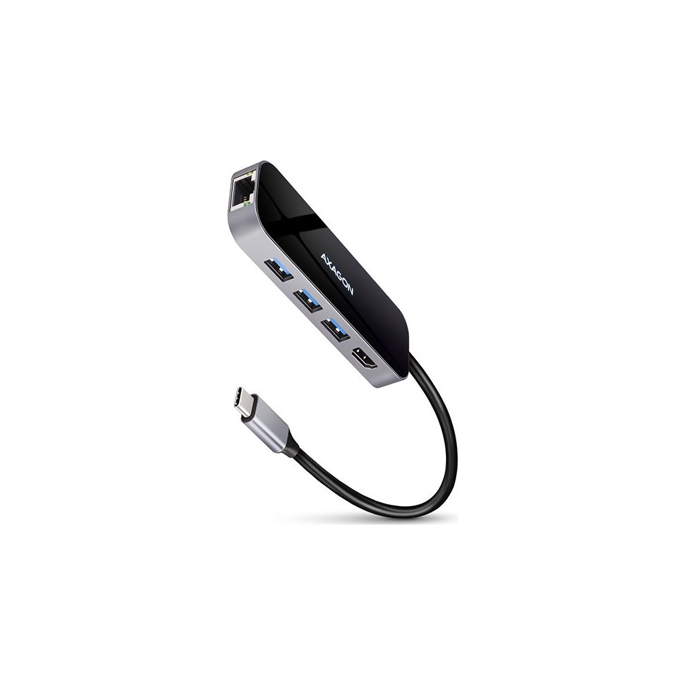 Produktbild för AXAGON HMC-6GL - dockningsstation - USB-C 3.2 Gen 1 / Thunderbolt 3 - HDMI - 1GbE