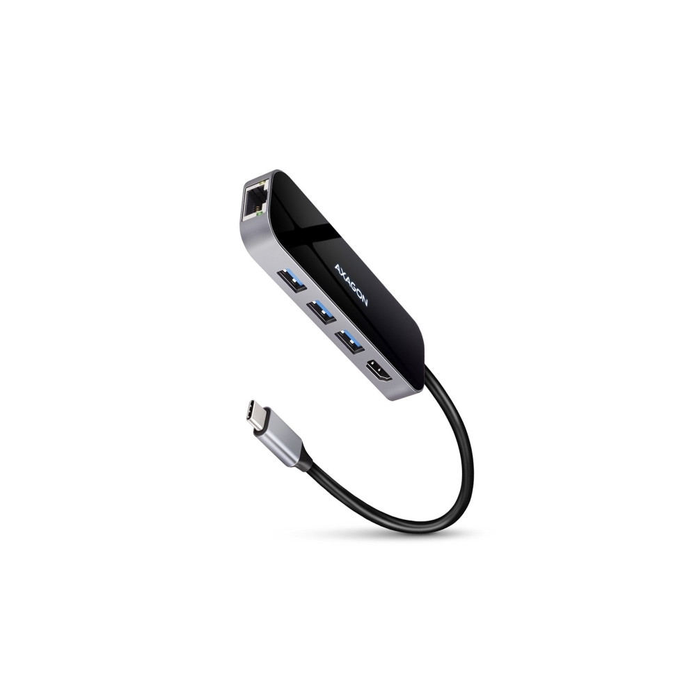 Produktbild för AXAGON HMC-6GL - dockningsstation - USB-C 3.2 Gen 1 / Thunderbolt 3 - HDMI - 1GbE