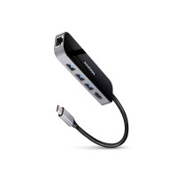 Produktbild för AXAGON HMC-6GL - dockningsstation - USB-C 3.2 Gen 1 / Thunderbolt 3 - HDMI - 1GbE