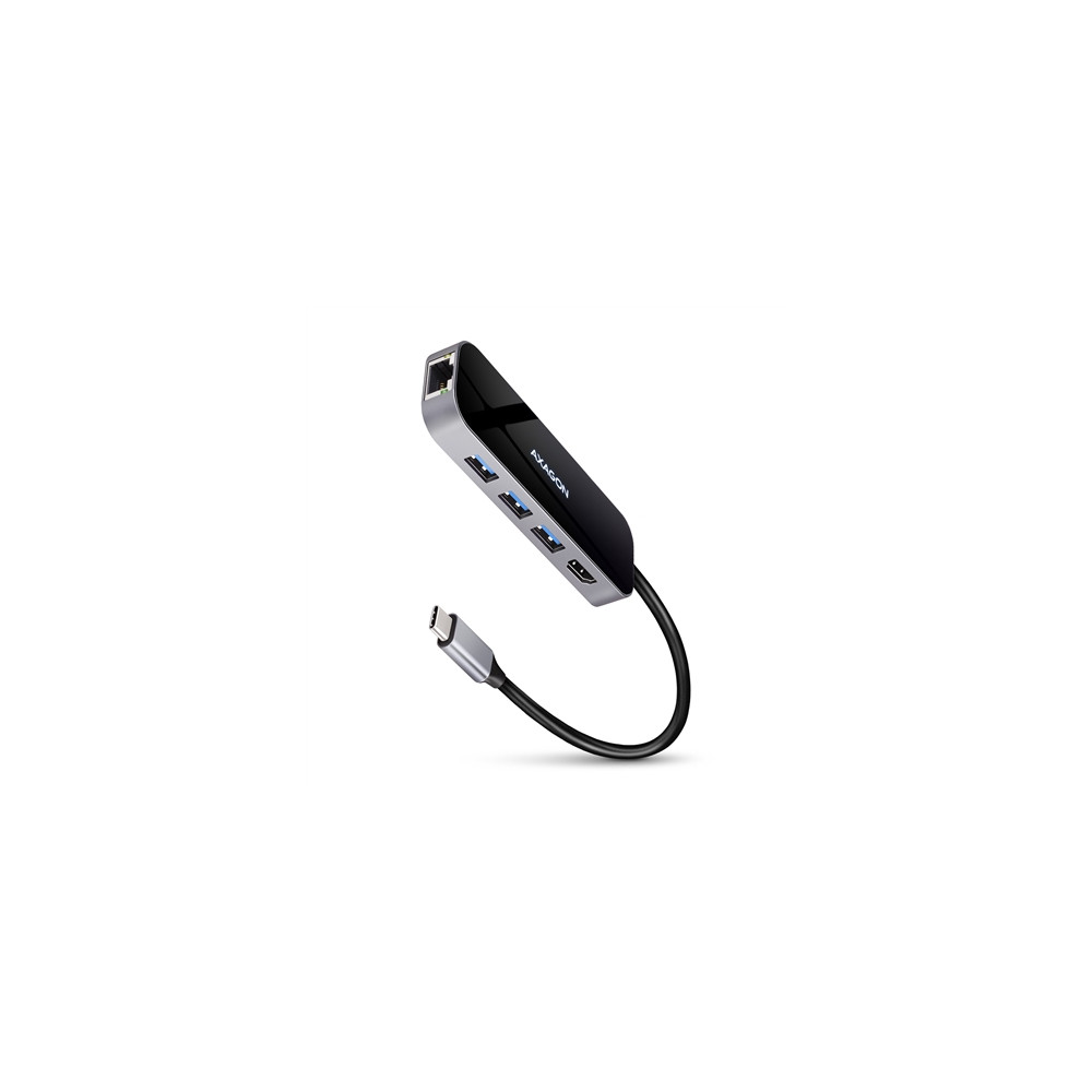 Produktbild för AXAGON HMC-6GL - dockningsstation - USB-C 3.2 Gen 1 / Thunderbolt 3 - HDMI - 1GbE