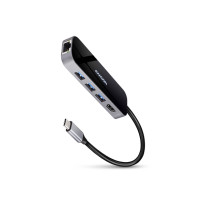 Produktbild för AXAGON HMC-6GL - dockningsstation - USB-C 3.2 Gen 1 / Thunderbolt 3 - HDMI - 1GbE