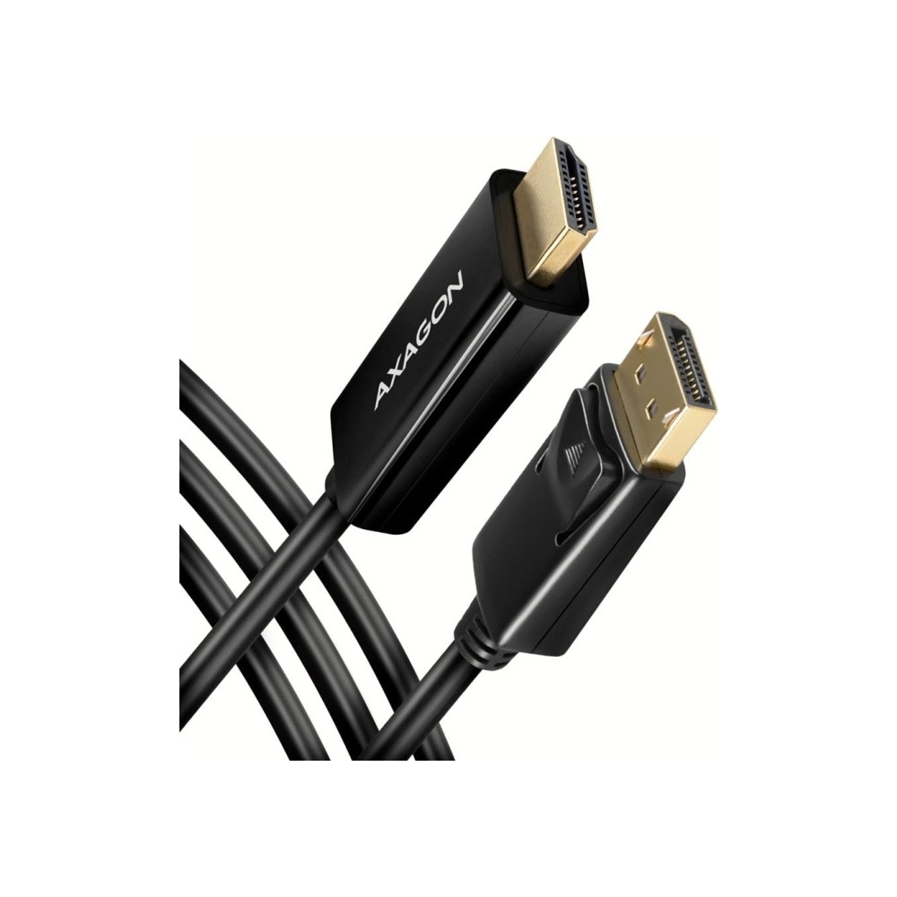 Produktbild för Axagon RVD-HI14N, 0,18 m, DisplayPort, HDMI, Hankoppling, Ho...