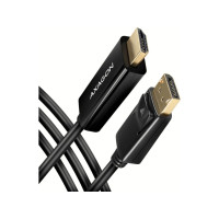 Produktbild för Axagon RVD-HI14N, 0,18 m, DisplayPort, HDMI, Hankoppling, Ho...