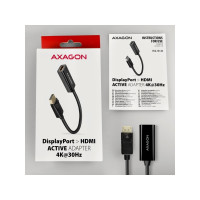 Produktbild för Axagon RVD-HI14N, 0,18 m, DisplayPort, HDMI, Hankoppling, Ho...