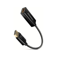 Produktbild för Axagon RVD-HI14N, 0,18 m, DisplayPort, HDMI, Hankoppling, Ho...