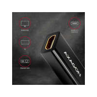 Produktbild för Axagon RVDM-HI14N, 0,15 m, Mini DisplayPort, HDMI, Hankoppli...