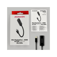 Produktbild för Axagon RVDM-HI14N, 0,15 m, Mini DisplayPort, HDMI, Hankoppli...