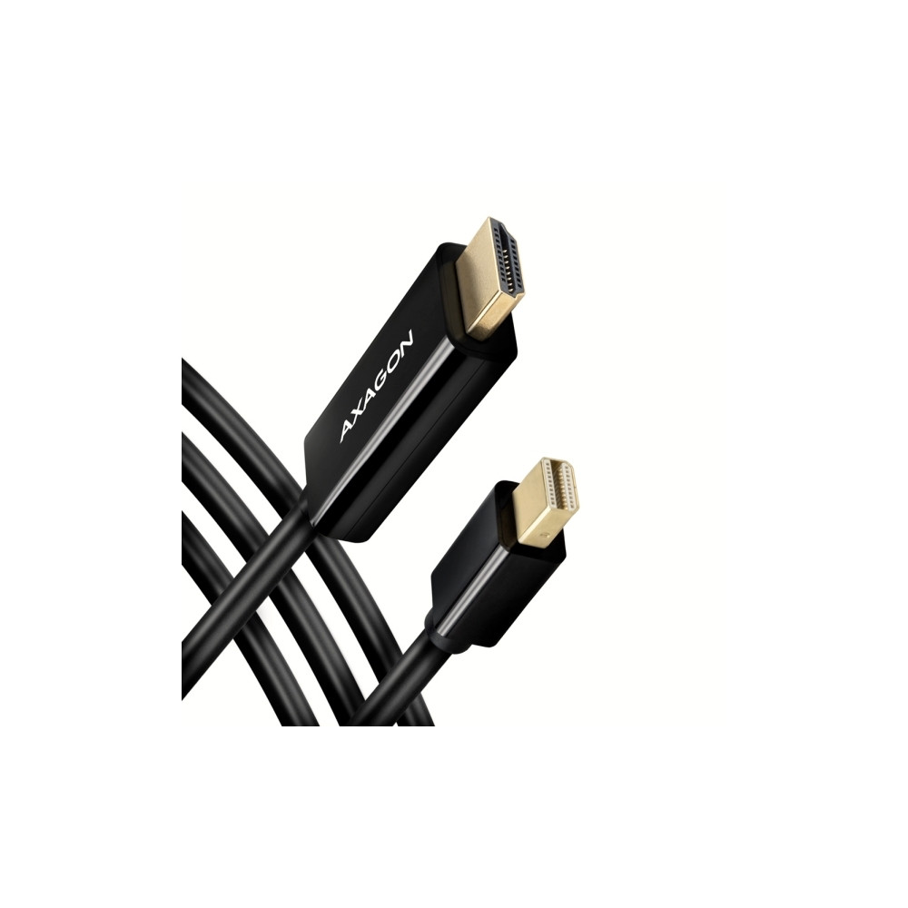 Produktbild för Axagon RVDM-HI14C2 Mini-DisplayPort zu HDMI Adapterkabel 4K/...