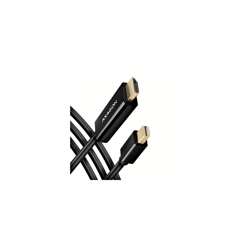 Produktbild för Axagon RVDM-HI14C2 Mini-DisplayPort zu HDMI Adapterkabel 4K/...