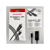 Produktbild för Axagon RVDM-HI14C2 Mini-DisplayPort zu HDMI Adapterkabel 4K/...