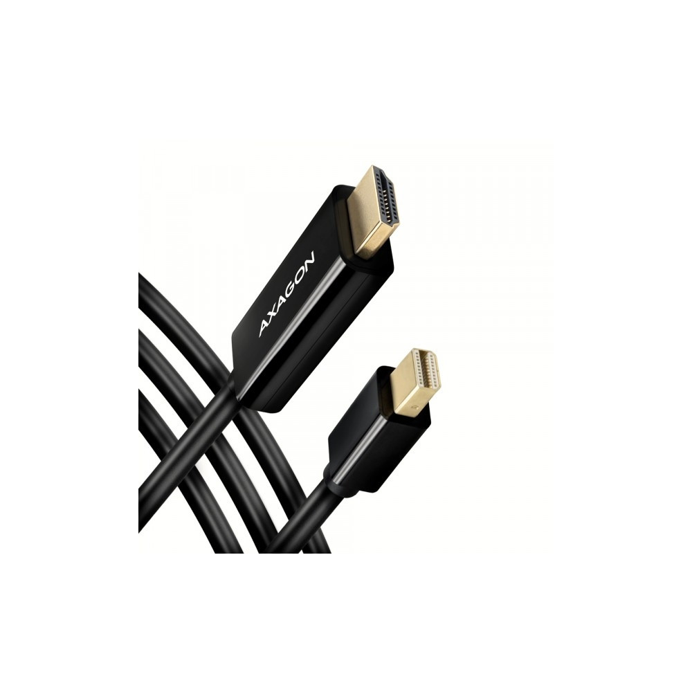 Produktbild för Axagon RVDM-HI14C2 Mini-DisplayPort zu HDMI Adapterkabel 4K/...