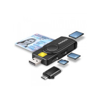 Produktbild för AXAGON SMART-kortläsare - USB 2.0