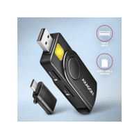 Produktbild för AXAGON SMART-kortläsare - USB 2.0
