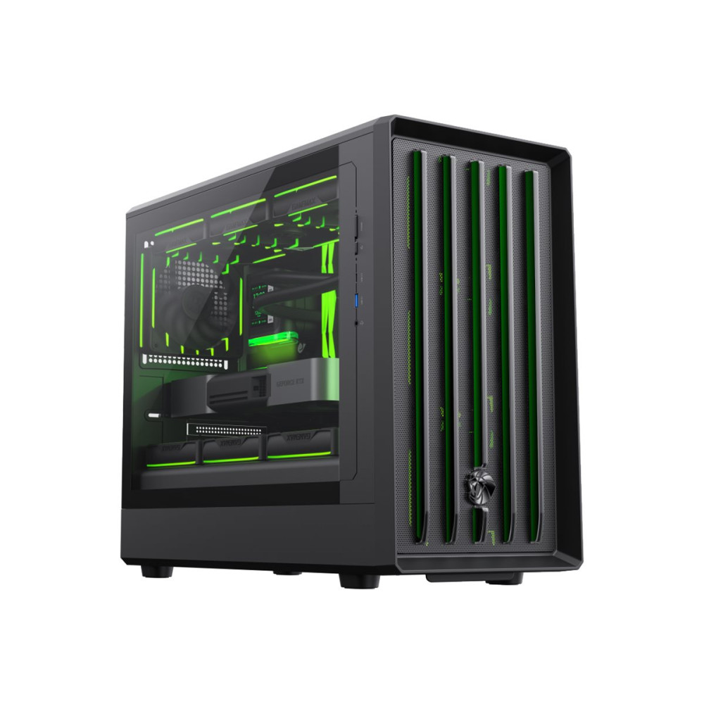 Produktbild för GameMax Legend CLAW 360 BK - mATX-fodral - micro ATX