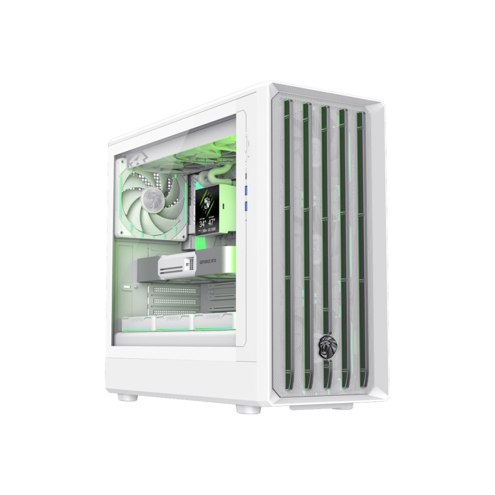 Produktbild för GameMax Legend CLAW 460 WH - mid tower - ATX