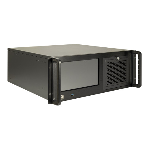 Inter-Tech Elektronik Handels Inter-Tech IPC 4U-4460TFT - kan monteras i rack - utökad ATX
