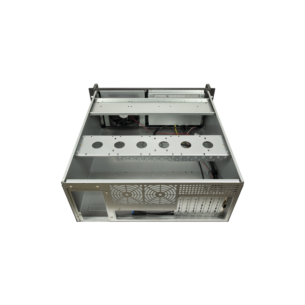 Produktbild för Inter-Tech IPC 4U-4460TFT - kan monteras i rack - utökad ATX