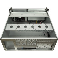 Produktbild för Inter-Tech IPC 4U-4460TFT - kan monteras i rack - utökad ATX
