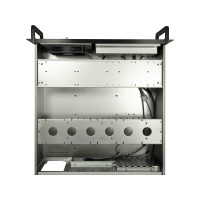 Produktbild för Inter-Tech IPC 4U-4460TFT - kan monteras i rack - utökad ATX