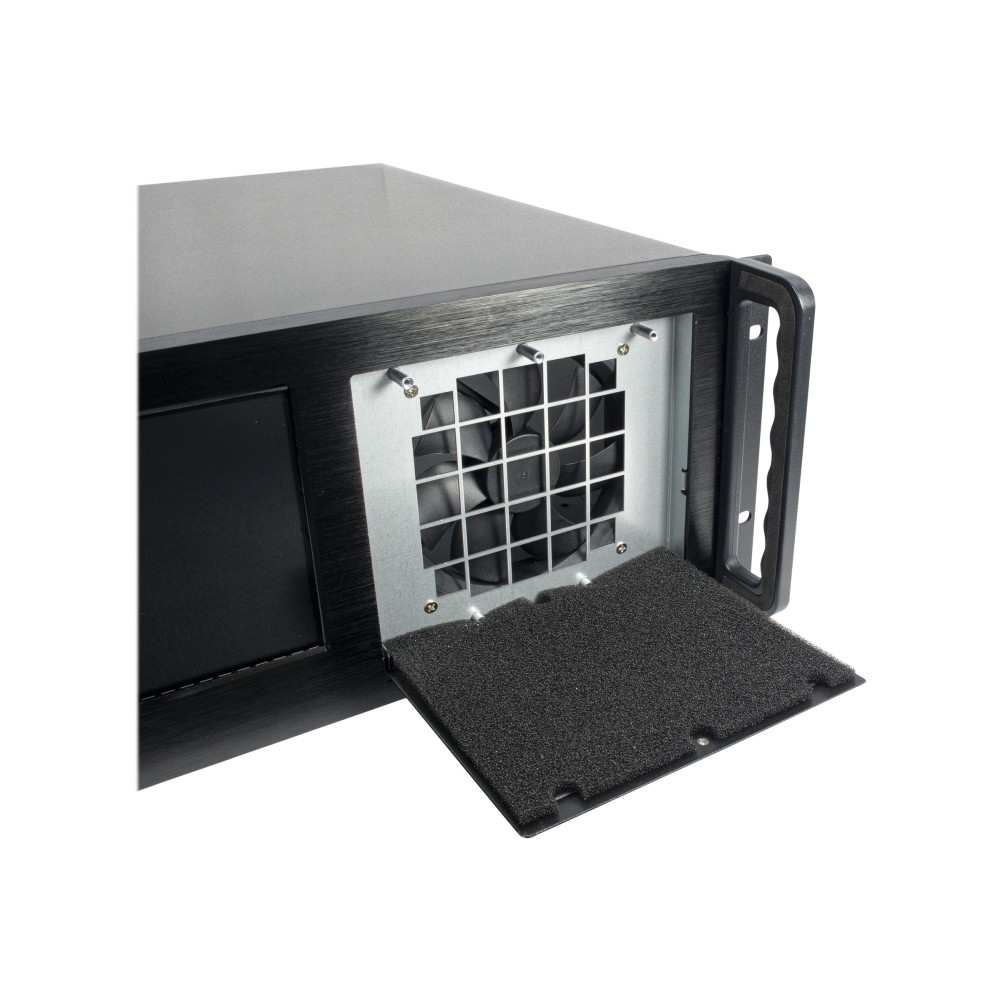 Produktbild för Inter-Tech IPC 4U-4460TFT - kan monteras i rack - utökad ATX